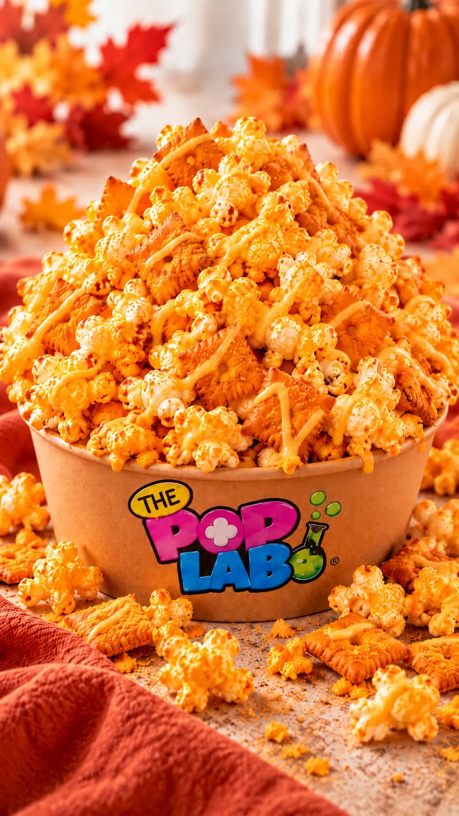 Cheese Please™ popcorn experiment